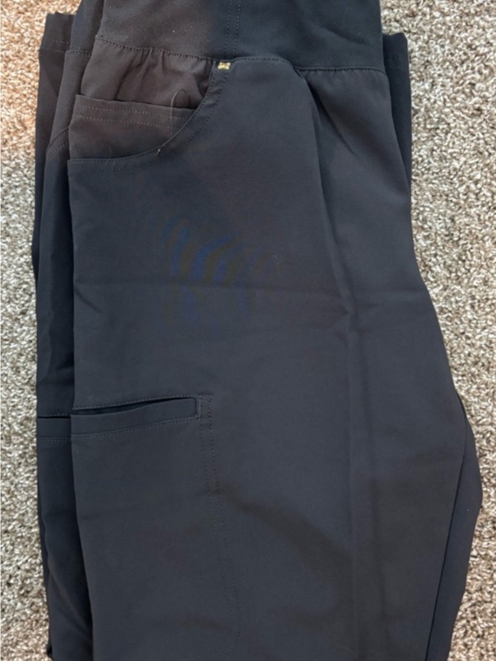 Pewter Cherokee infinity Stretch Utility Pants with Pocket Detail